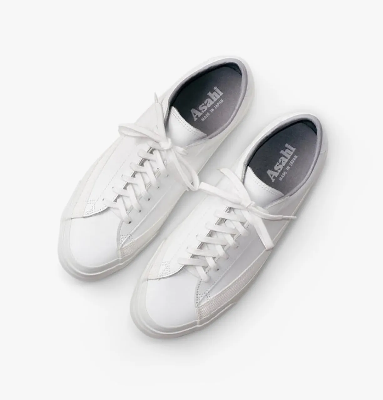 Asahi Belted Low Leather - White^ Footwear