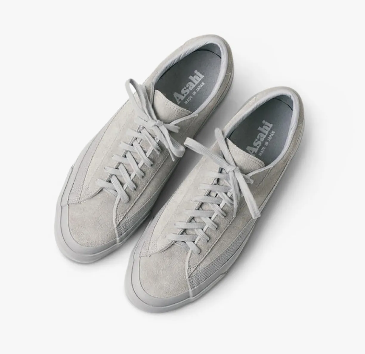 Asahi Belted Low Suede - Grey/Grey *restock^ Footwear