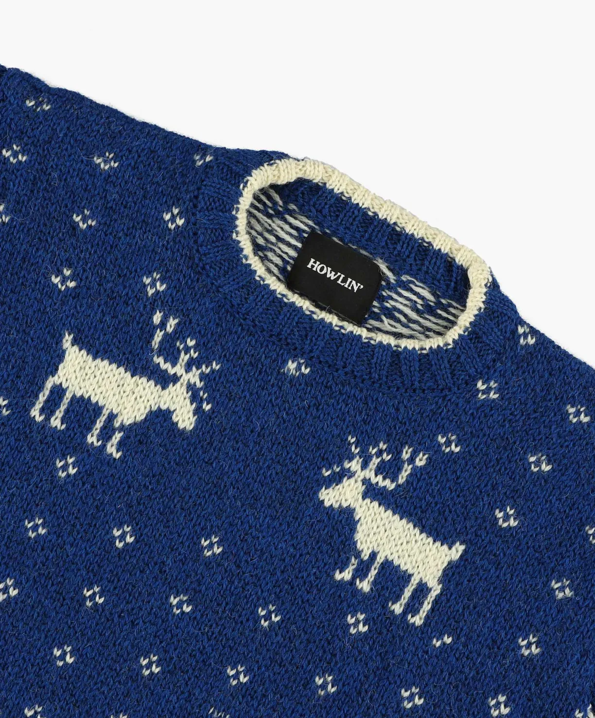 Howlin Beware Of The Moose - Bic Blue^ Knitwear