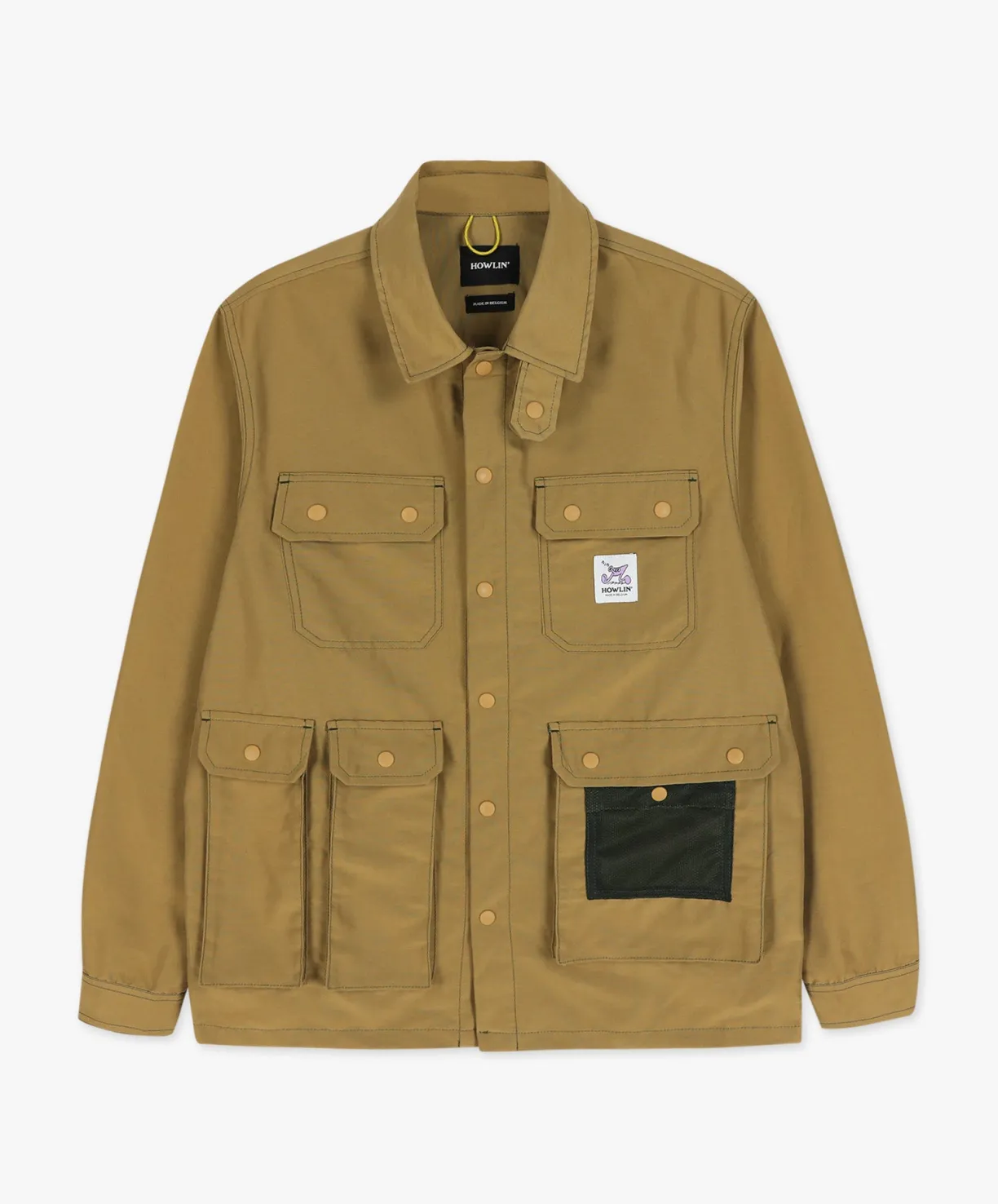 Howlin Blind Vision Jacket - Khaki Water Repellent Nylon^ Made In Belgium | Outerwear