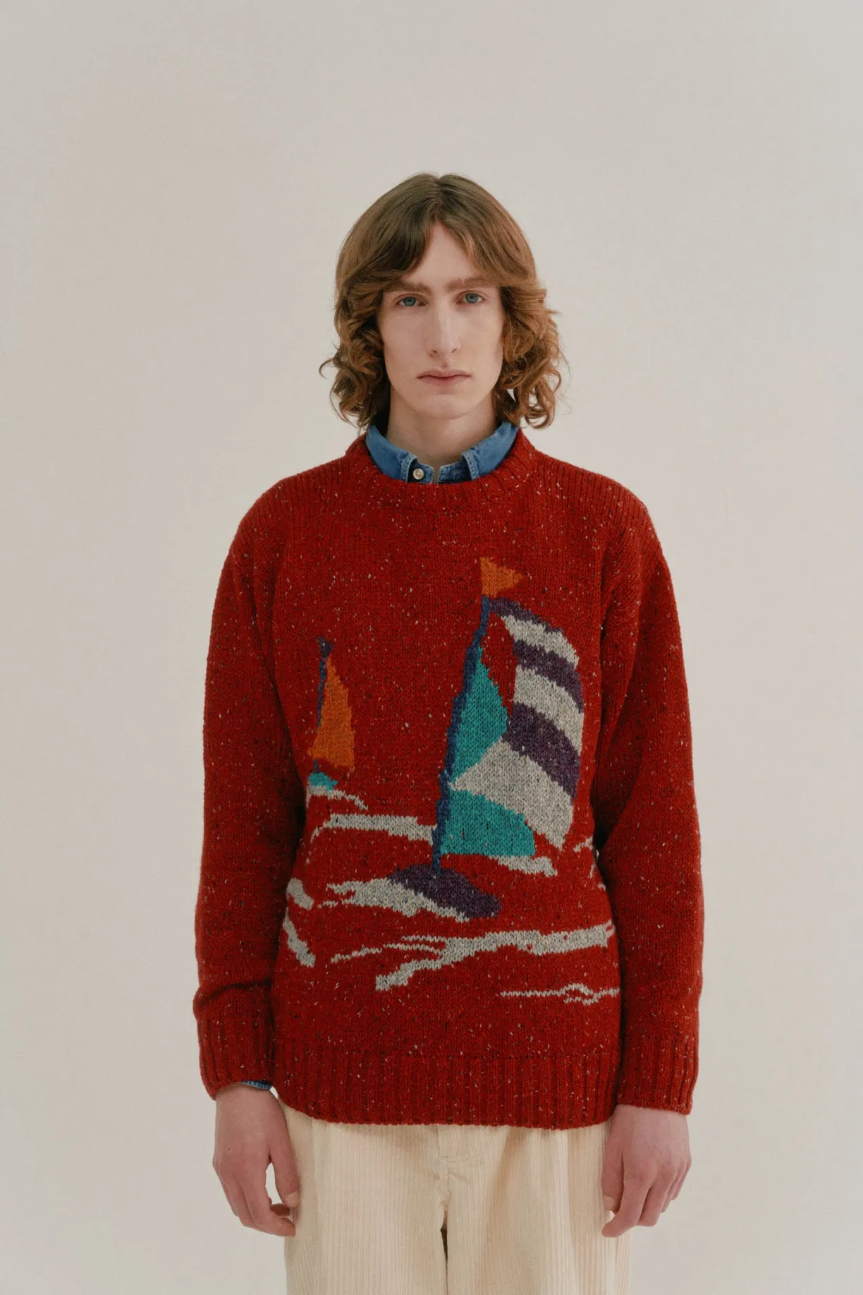 Howlin Boat Tripping - Reddish^ Knitwear