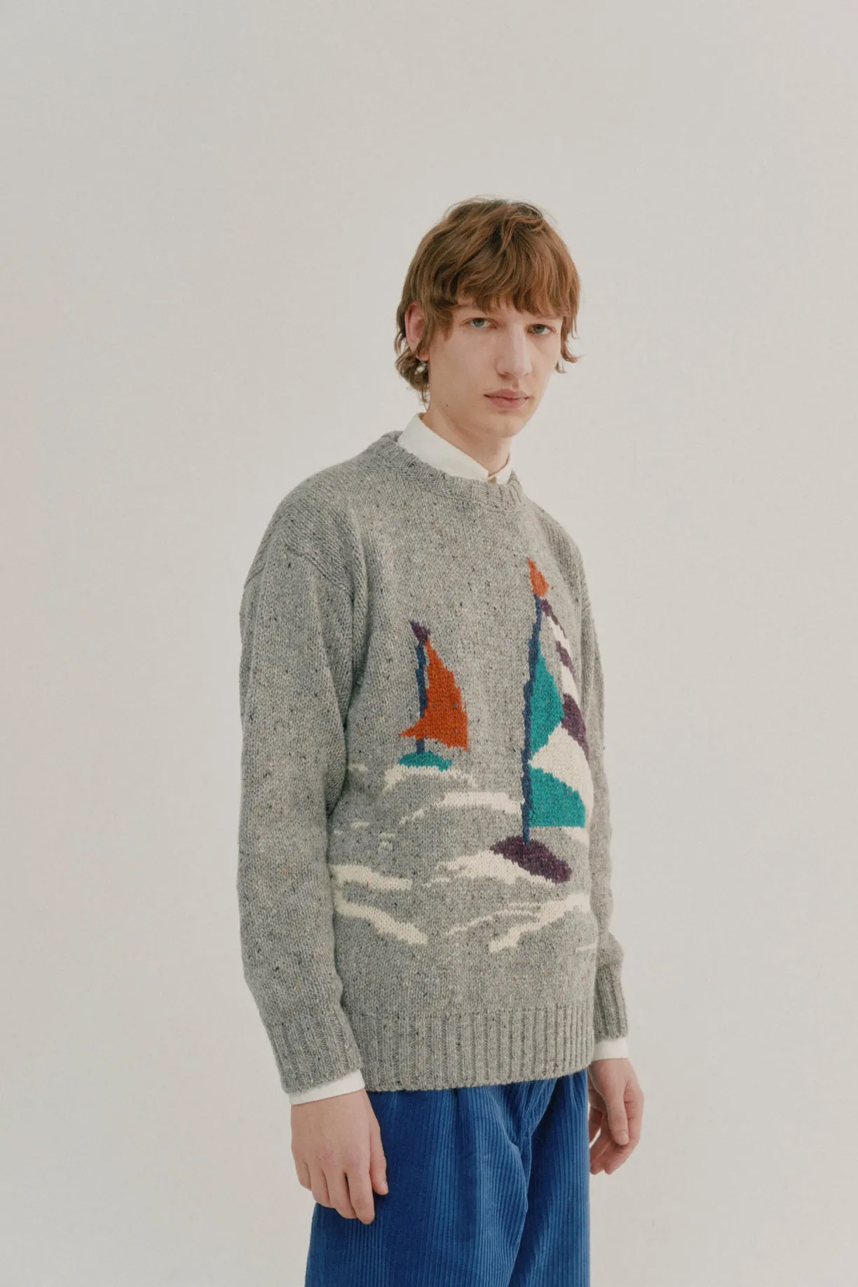 Howlin Boat Tripping - Silver^ Knitwear