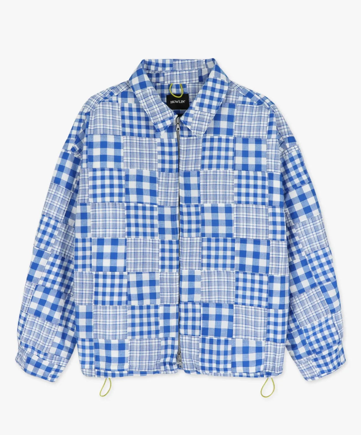 Howlin Boxy Swing Jacket - Blue Madras Patchwork^ Made In Belgium | Outerwear