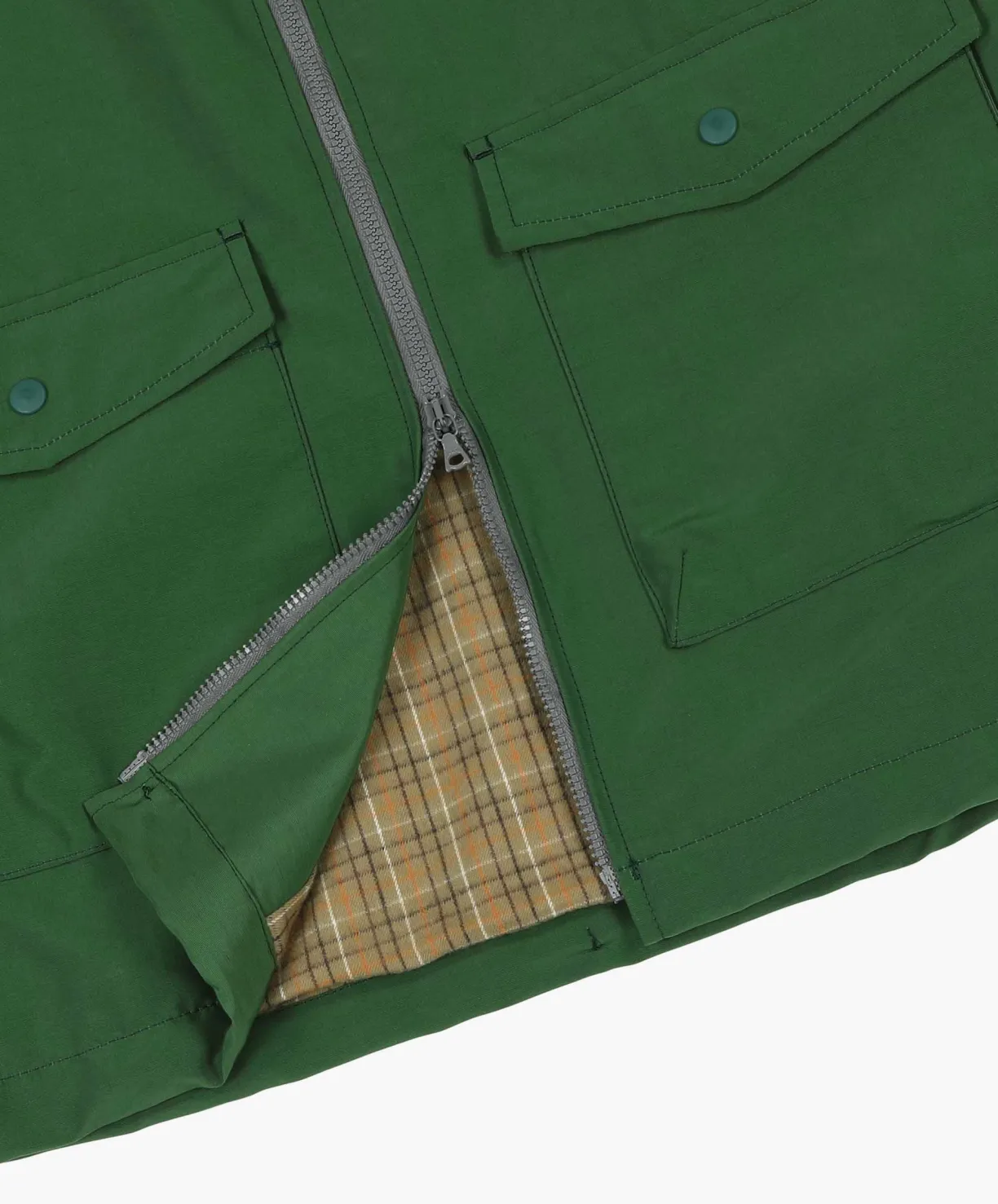 boxy_swing_jacket__cord_neck__howlin_duck_green_6.webp Howlin Boxy Swing Jacket - Cord Neck - ’ Duck Green^ Made In Belgium | Outerwear