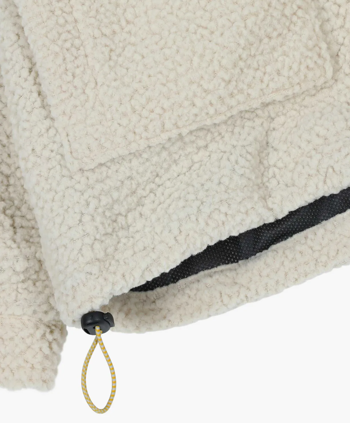 Howlin Boxy Swing Jacket For Women - Recycled Shearling Ecru (Women)^Women Made In Belgium | Made In Belgium