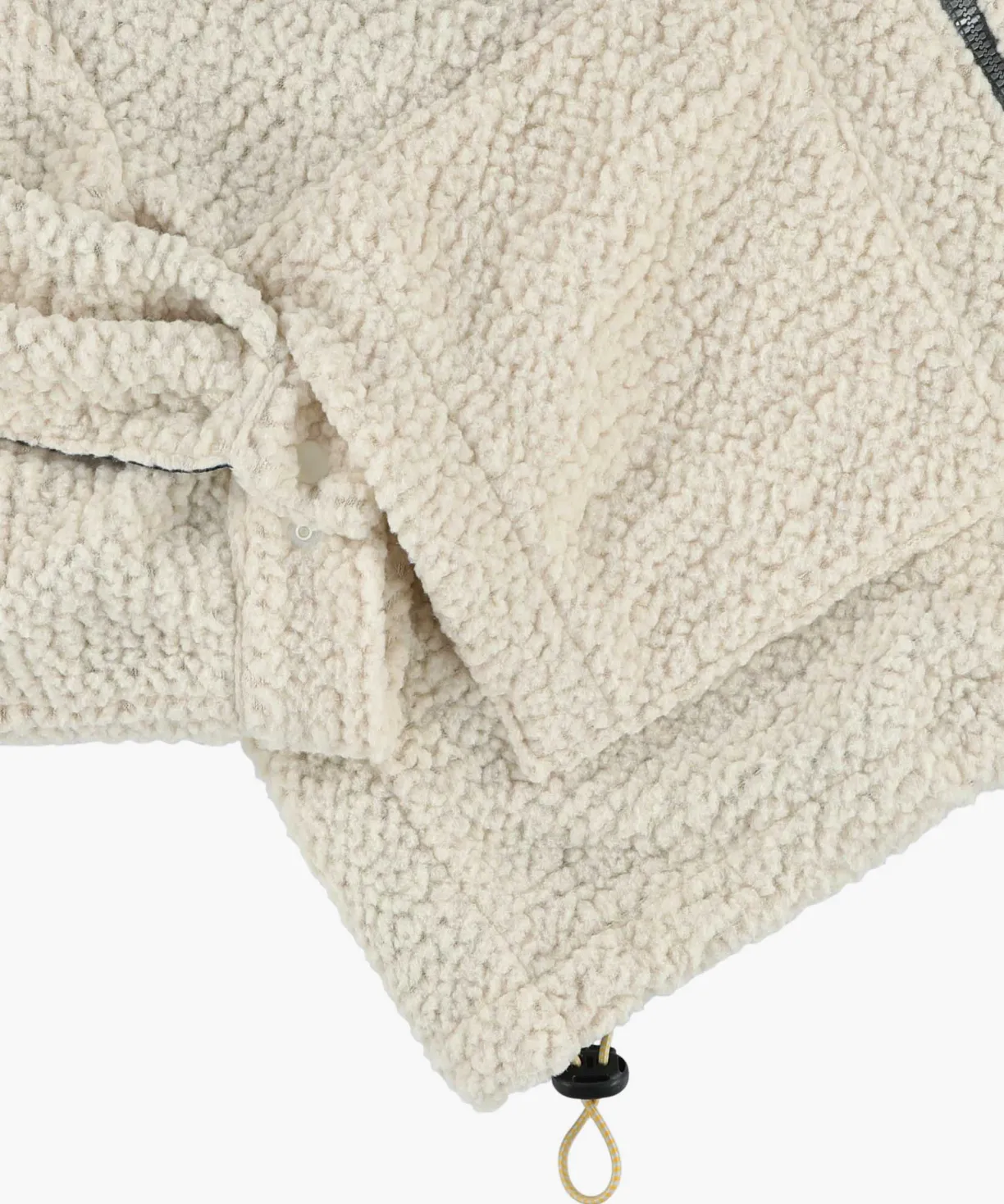 Howlin Boxy Swing Jacket For Women - Recycled Shearling Ecru (Women)^Women Made In Belgium | Made In Belgium