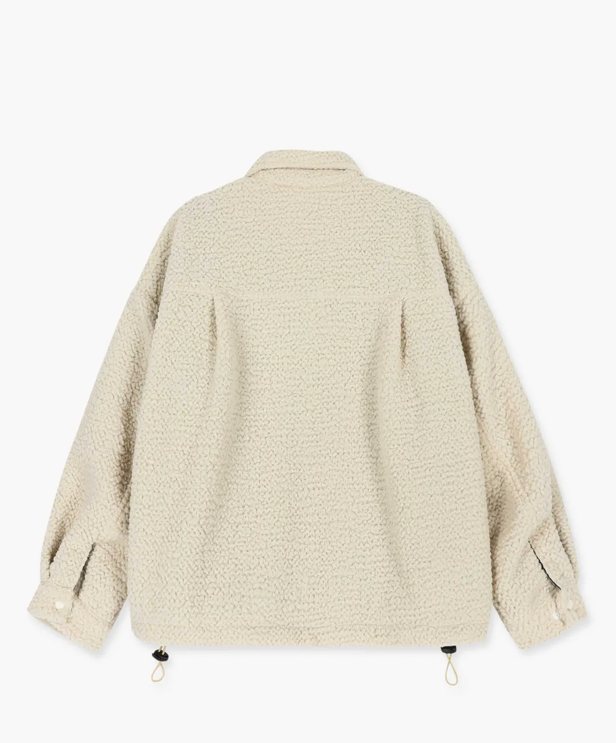 Howlin Boxy Swing Jacket For Women - Recycled Shearling Ecru (Women)^Women Made In Belgium | Made In Belgium