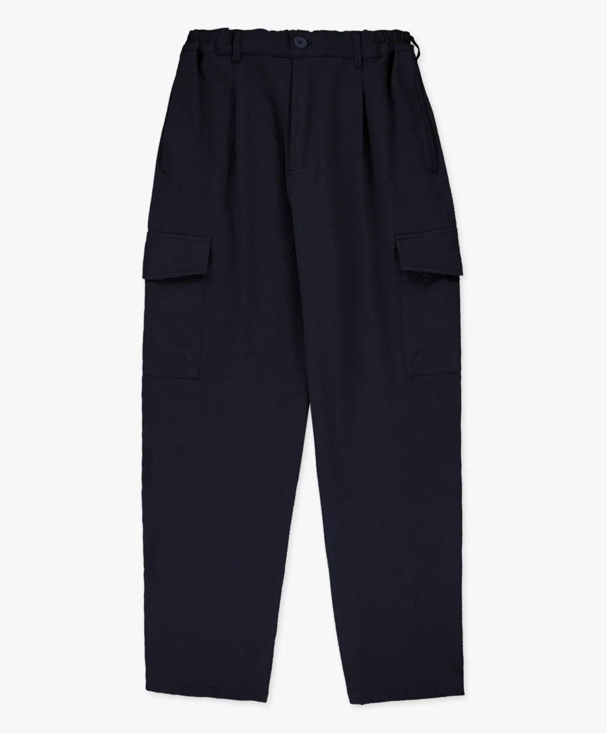 Howlin Cargo Lover Pants - Navy Japanese Seersucker^ Made In Belgium | Trousers