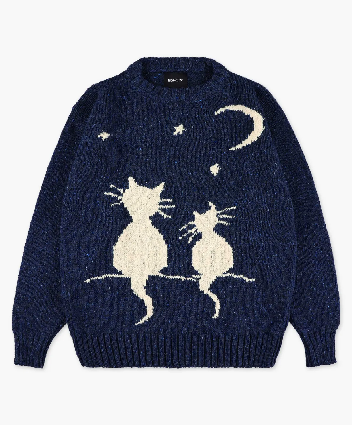 Howlin Cats In Space - Blue^ Knitwear