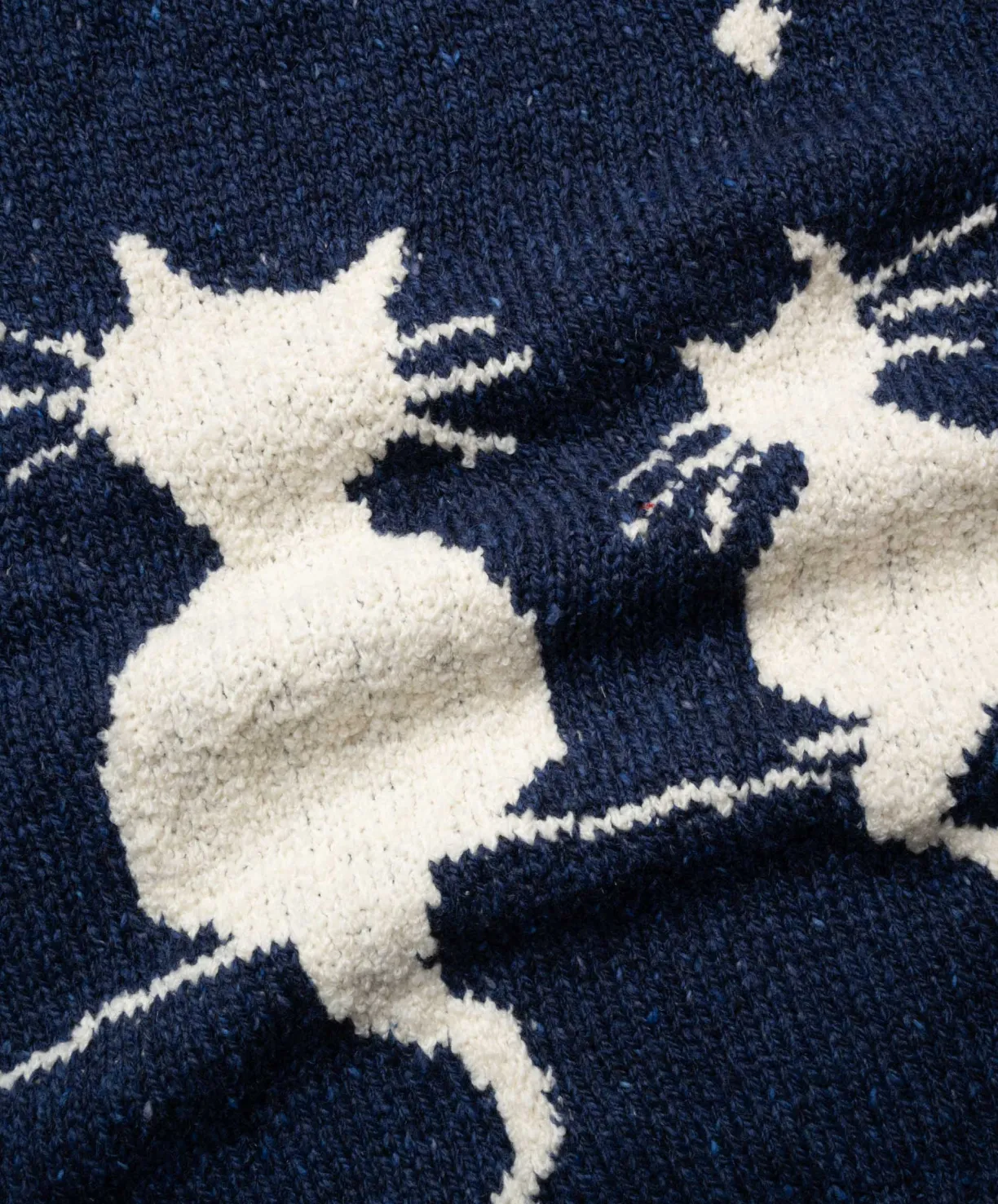 cats_in_space__blue_5.webp Howlin Cats In Space - Blue^ Knitwear