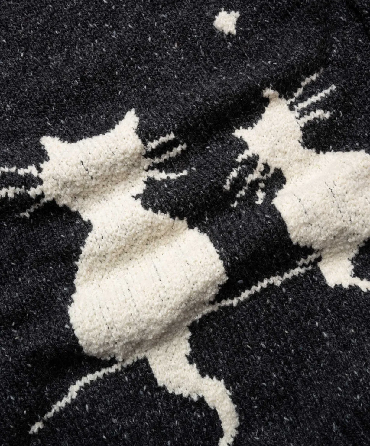 cats_in_space__charcoal_4.webp Howlin Cats In Space - Charcoal^ Knitwear