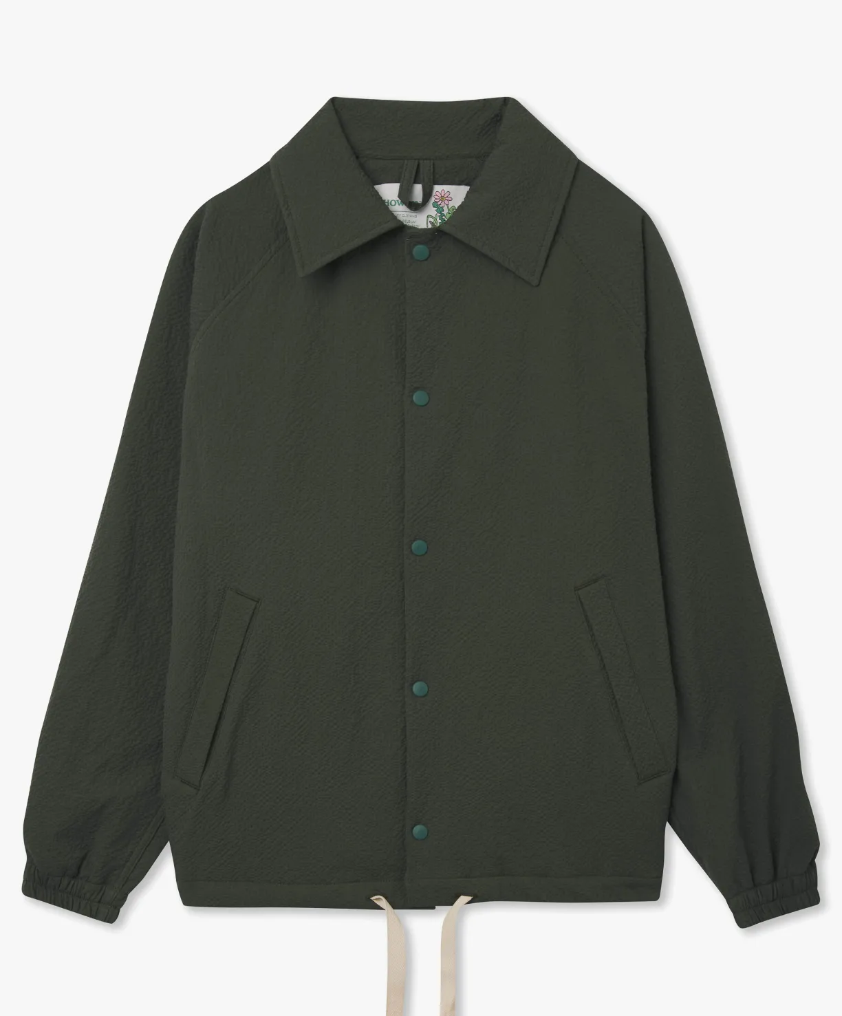 Howlin Coach Your Jacket - Greenish Seersucker^ Made In Belgium | Outerwear