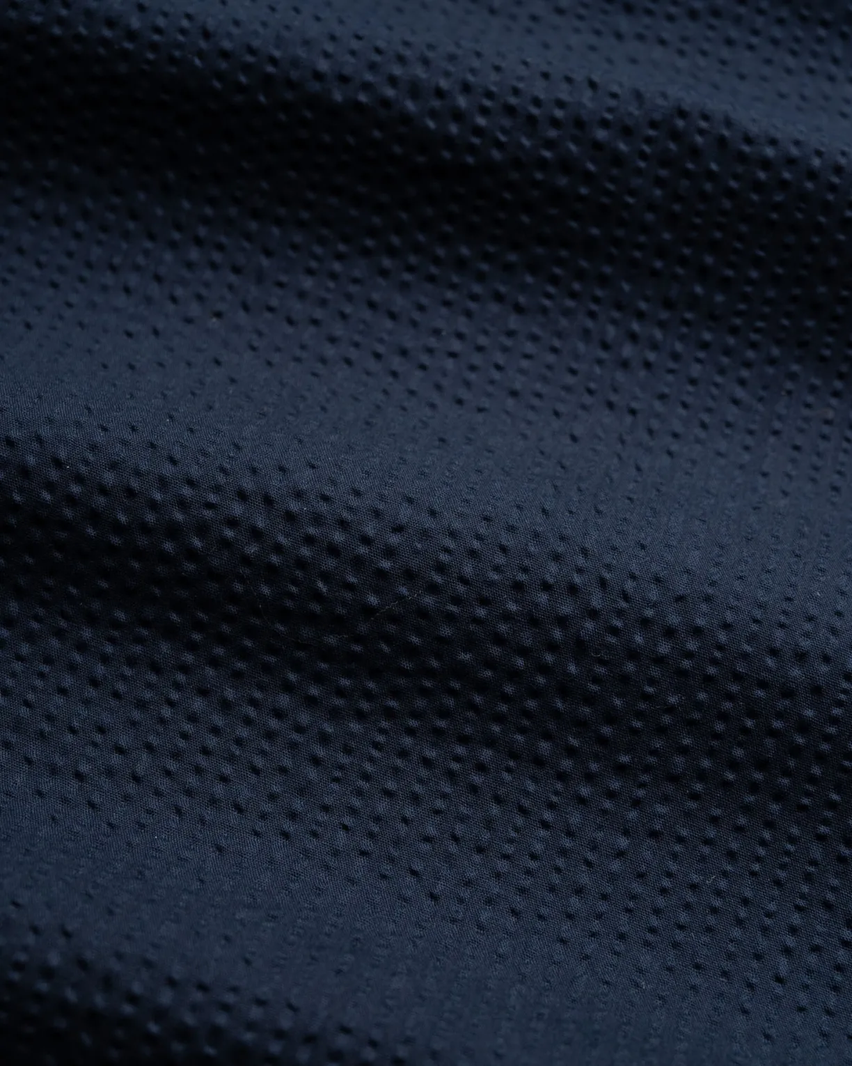 cocktail_shirt_with_music_note__navy_japanese_seersucker_3.webp Howlin Cocktail Shirt With Music Note - Navy Japanese Seersucker^ Shirts | Made In Belgium