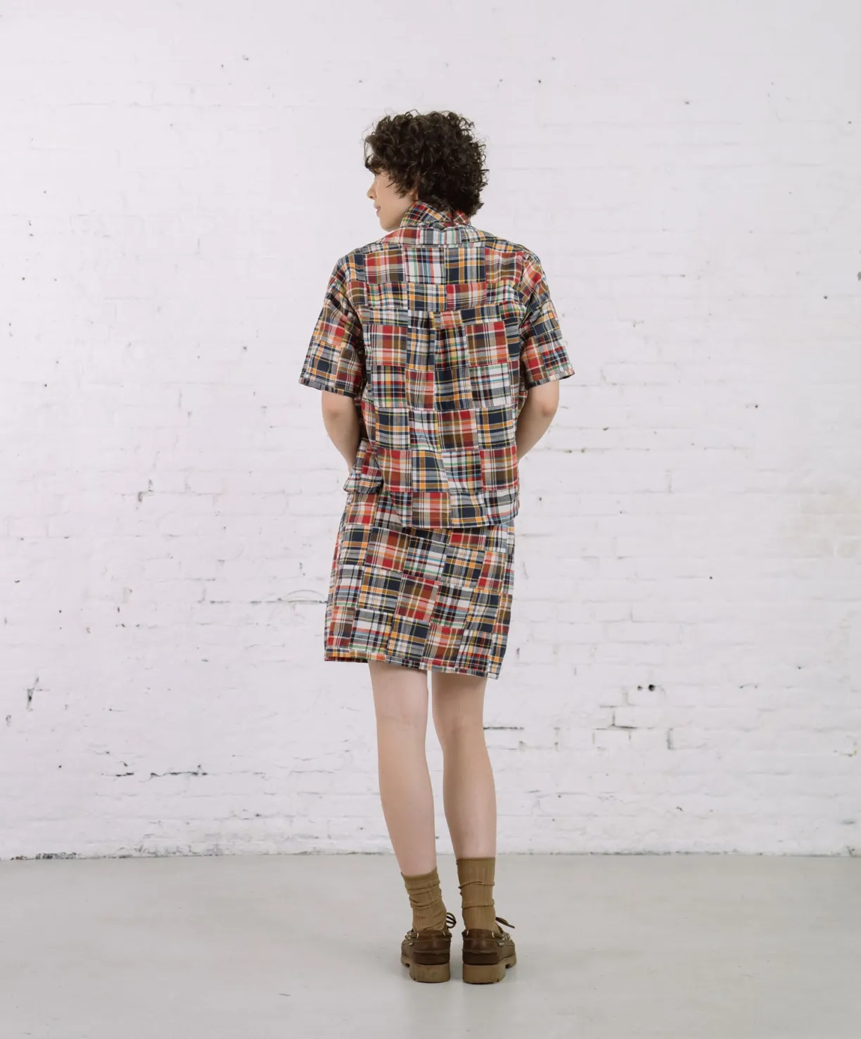 Howlin Cocktails For The Girls Please Shirt - Multi Madras Patchwork (Women)^Women Shirts | Made In Belgium