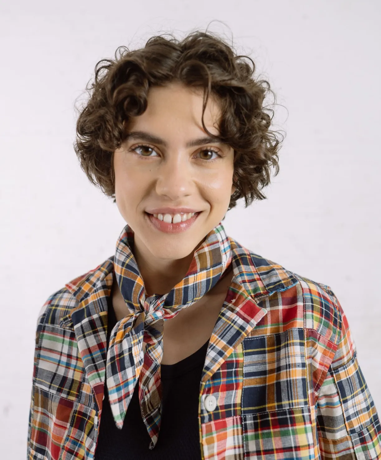 Howlin Cocktails For The Girls Please Shirt - Multi Madras Patchwork (Women)^Women Shirts | Made In Belgium