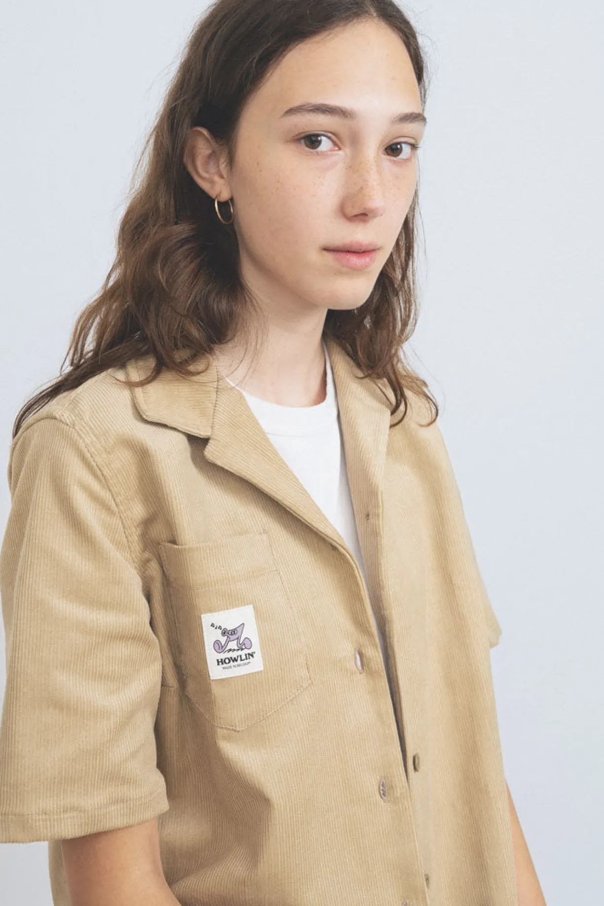 Howlin Cocktails For The Girls Please Shirt - Sand Summer Corduroy (Women)^Women Shirts