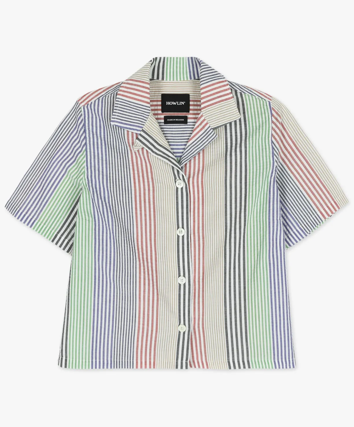 Howlin Cocktails For The Girls Please Shirt - Seersucker Mix (Women)^Women Shirts | Made In Belgium