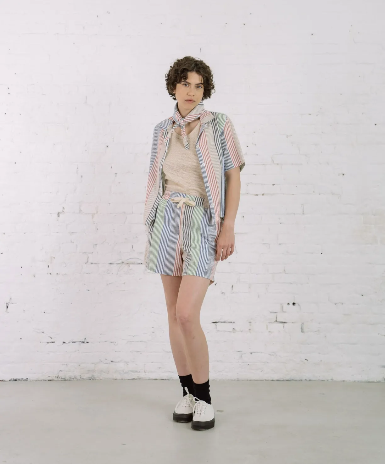 Howlin Cocktails For The Girls Please Shirt - Seersucker Mix (Women)^Women Shirts | Made In Belgium