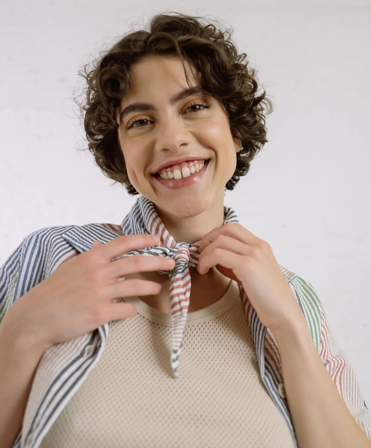 Howlin Cocktails For The Girls Please Shirt - Seersucker Mix (Women)^Women Shirts | Made In Belgium