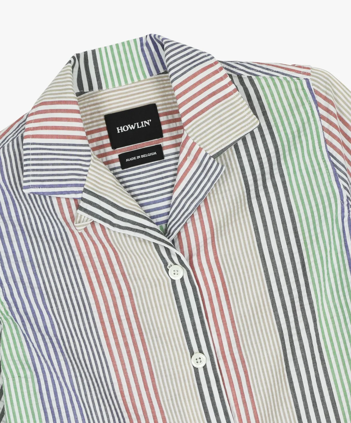 Howlin Cocktails For The Girls Please Shirt - Seersucker Mix (Women)^Women Shirts | Made In Belgium