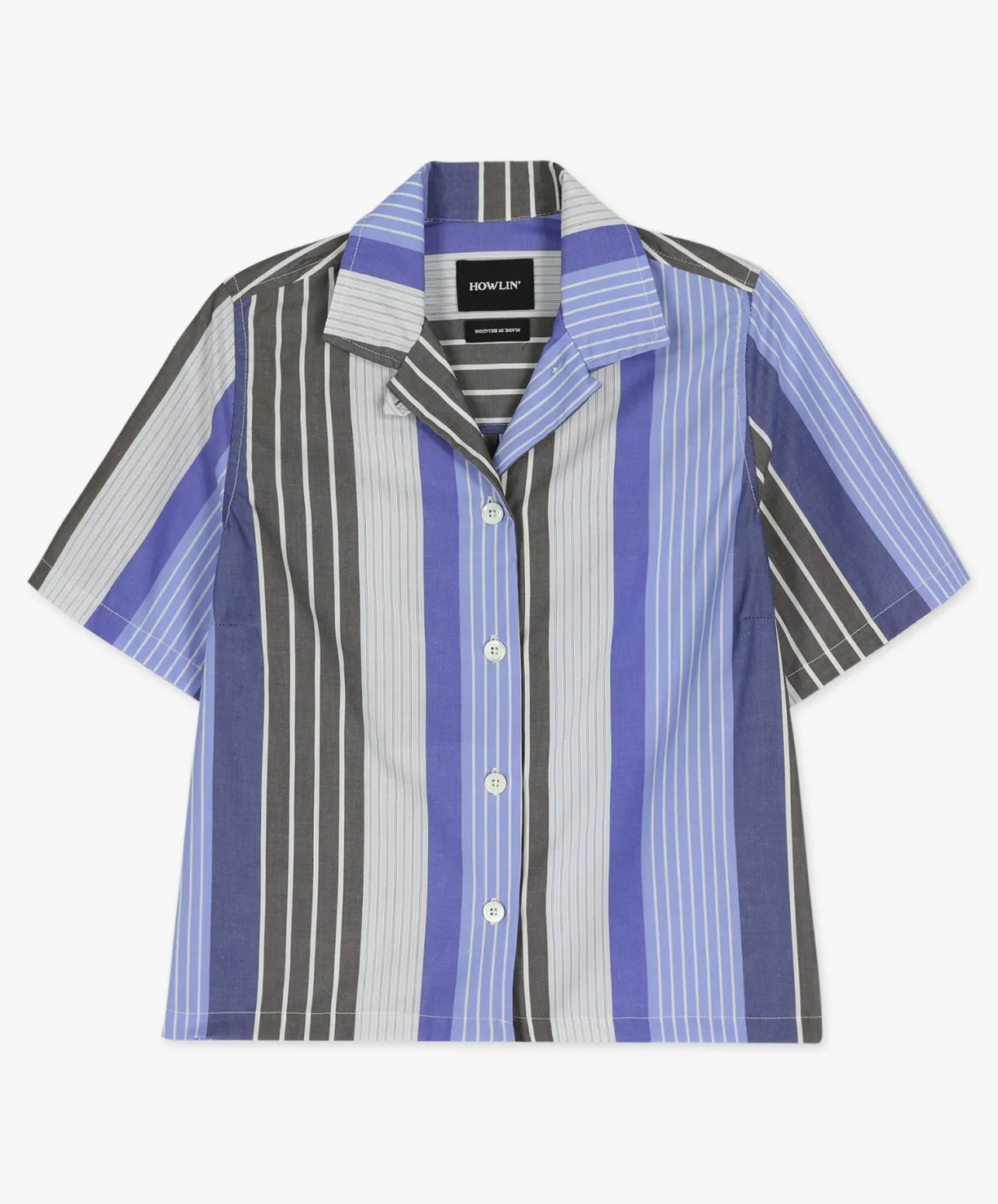 Howlin Cocktails For The Girls Please Shirt - Striped Poplin (Women)^Women Shirts | Made In Belgium