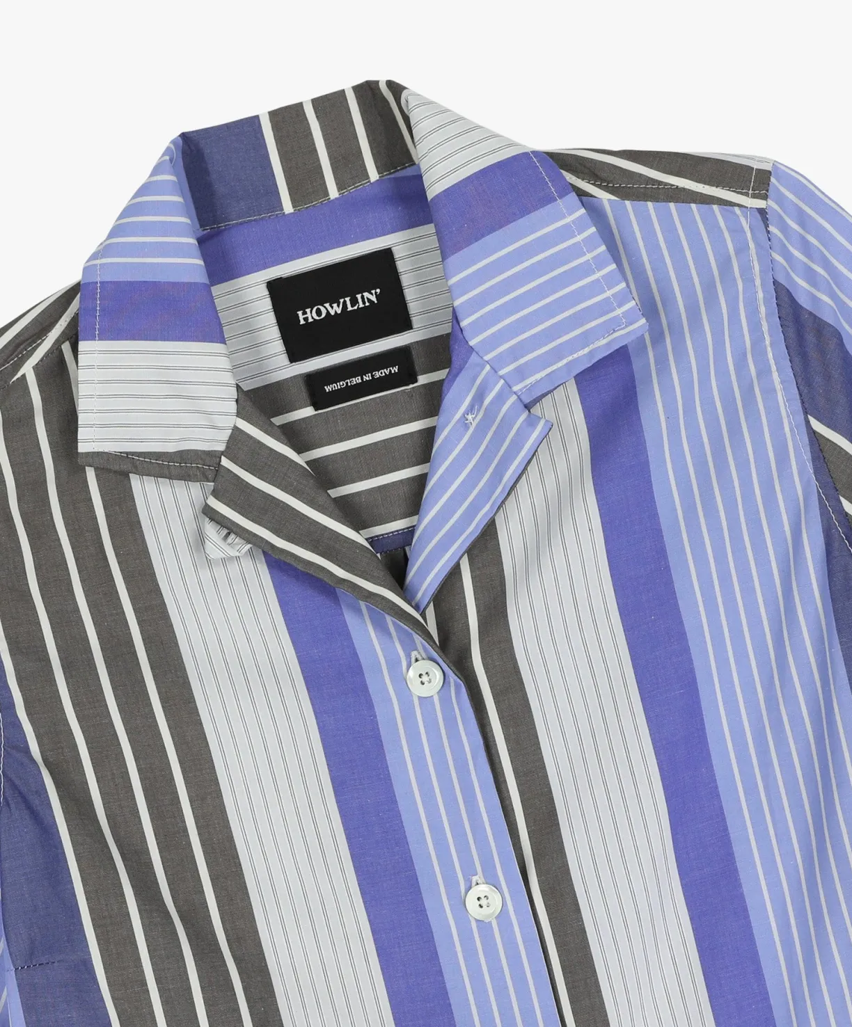 Howlin Cocktails For The Girls Please Shirt - Striped Poplin (Women)^Women Shirts | Made In Belgium