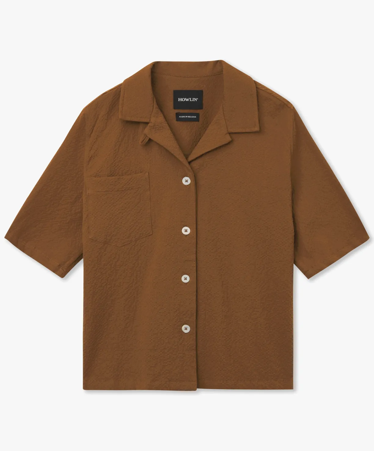 Howlin Cocktails For The Girls Please Shirt - Walnut Seersucker (Women)^Women Shirts | Made In Belgium