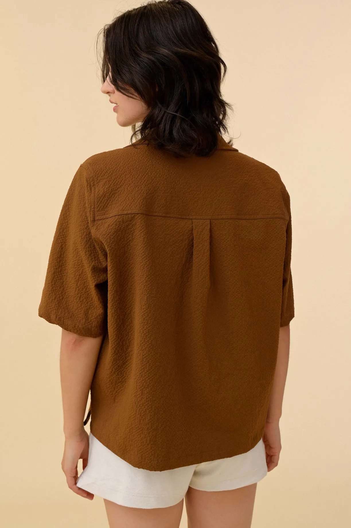 Howlin Cocktails For The Girls Please Shirt - Walnut Seersucker (Women)^Women Shirts | Made In Belgium