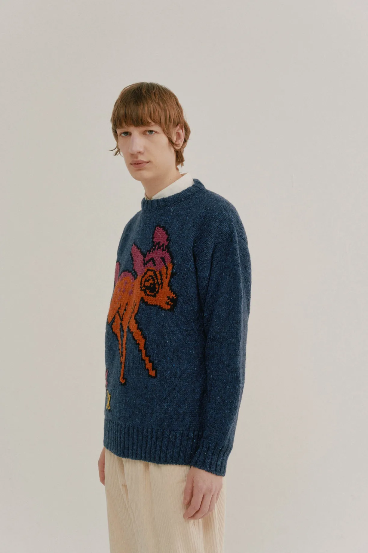 cosmic_deer__blue_2.webp Howlin Cosmic Deer - Blue^ Knitwear