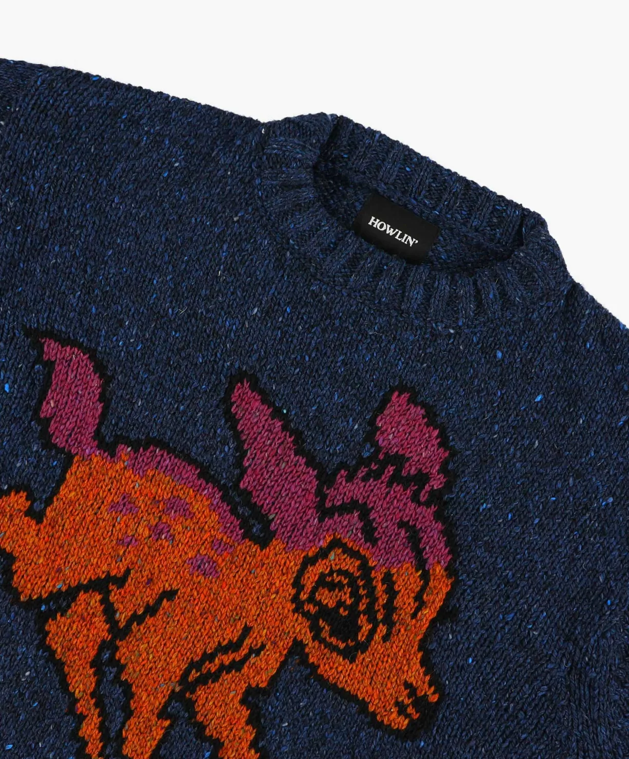 cosmic_deer__blue_4.webp Howlin Cosmic Deer - Blue^ Knitwear