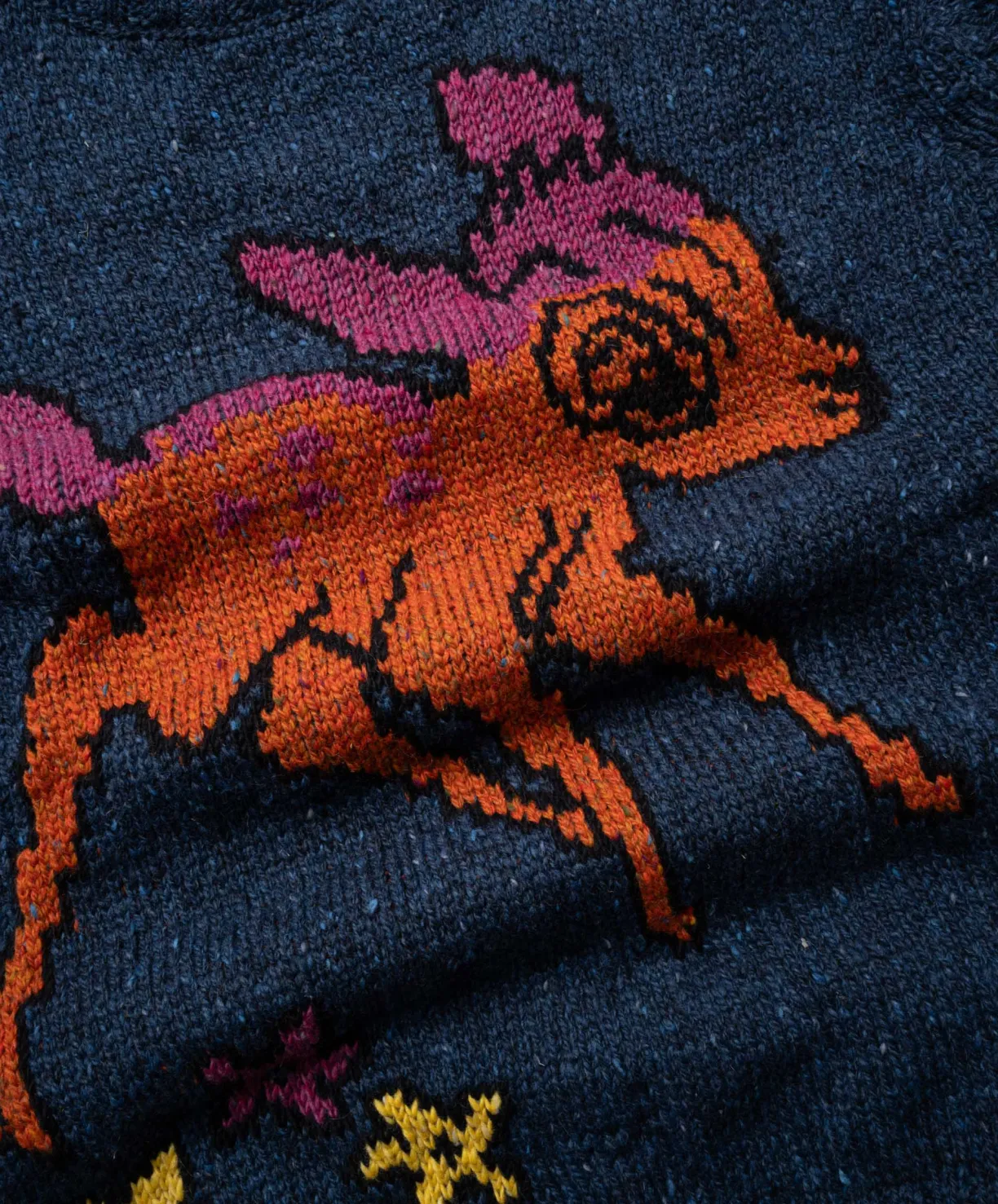 cosmic_deer__blue_5.webp Howlin Cosmic Deer - Blue^ Knitwear