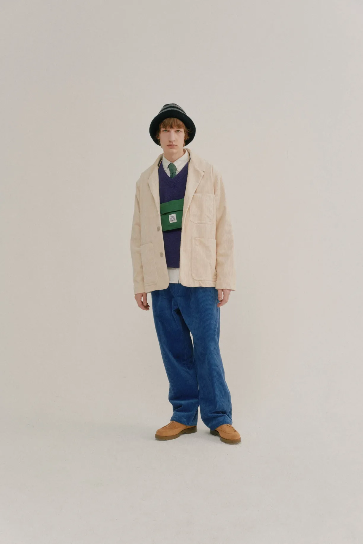 Howlin Cosmic Pants - Corduroy Blue^ Made In Belgium | Trousers