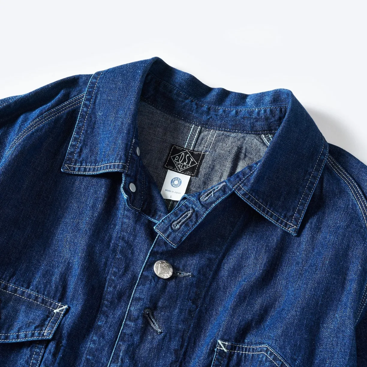 Post O'Alls Engineer's Jacket - Deep Washed Indigo^ Outerwear