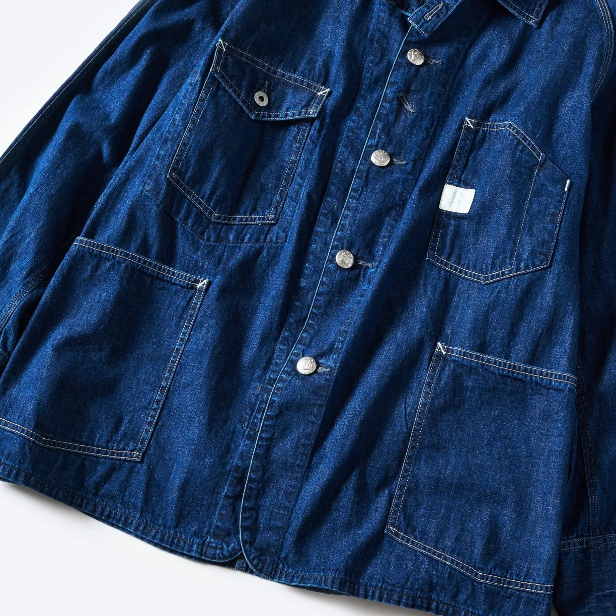 engineers_jacket__deep_washed_indigo_2.webp Post O'Alls Engineer's Jacket - Deep Washed Indigo^ Outerwear