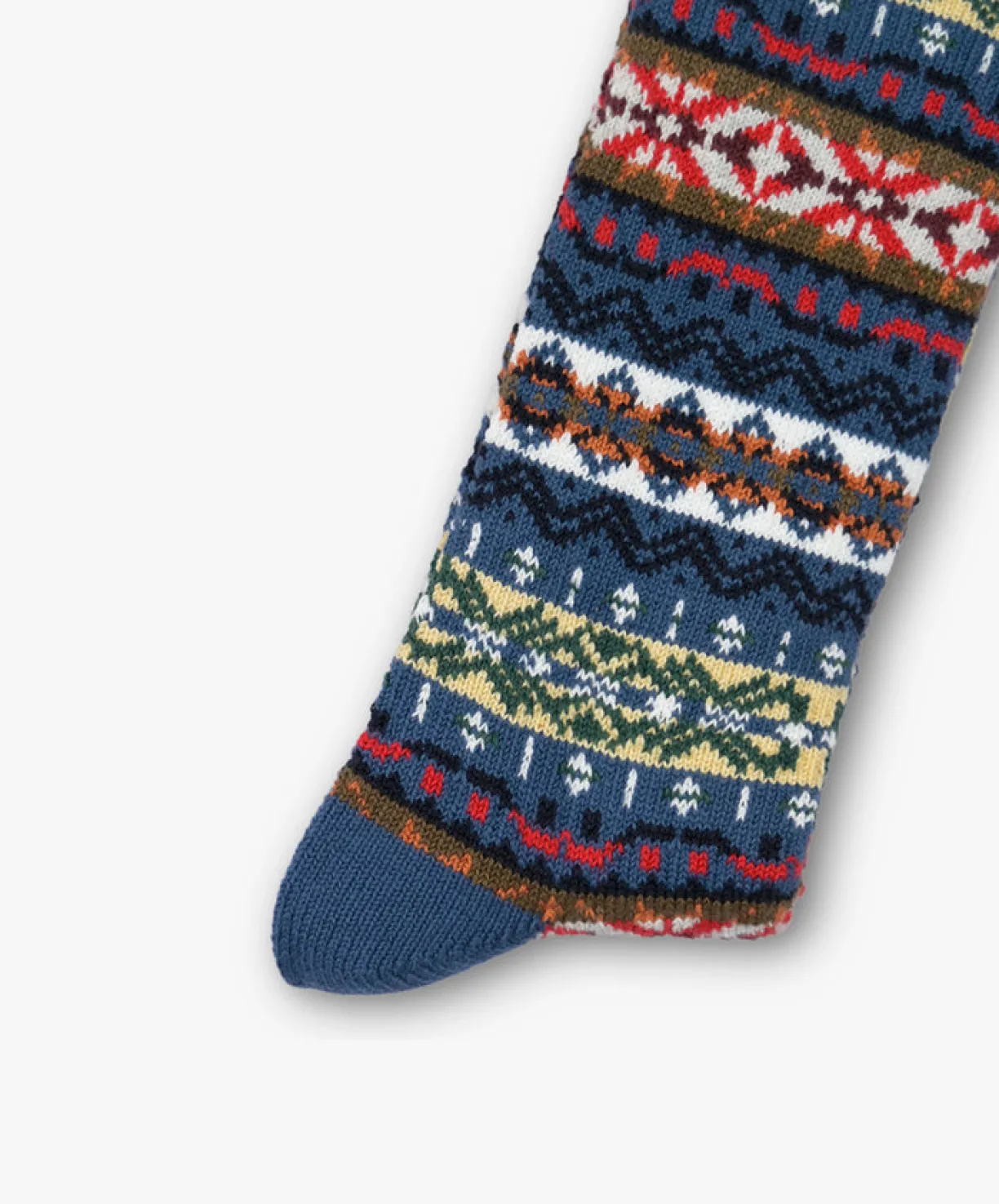 Anonymous Ism Fairisle Socks - Indigo^Women Socks | Accessories