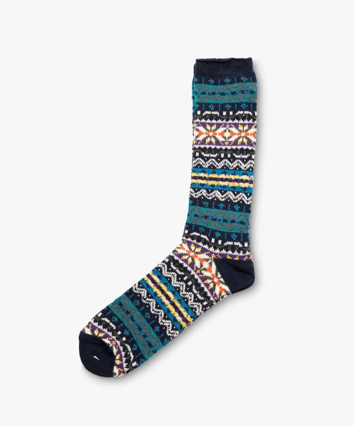 Anonymous Ism Fairisle Socks - Navy^Women Socks | Accessories