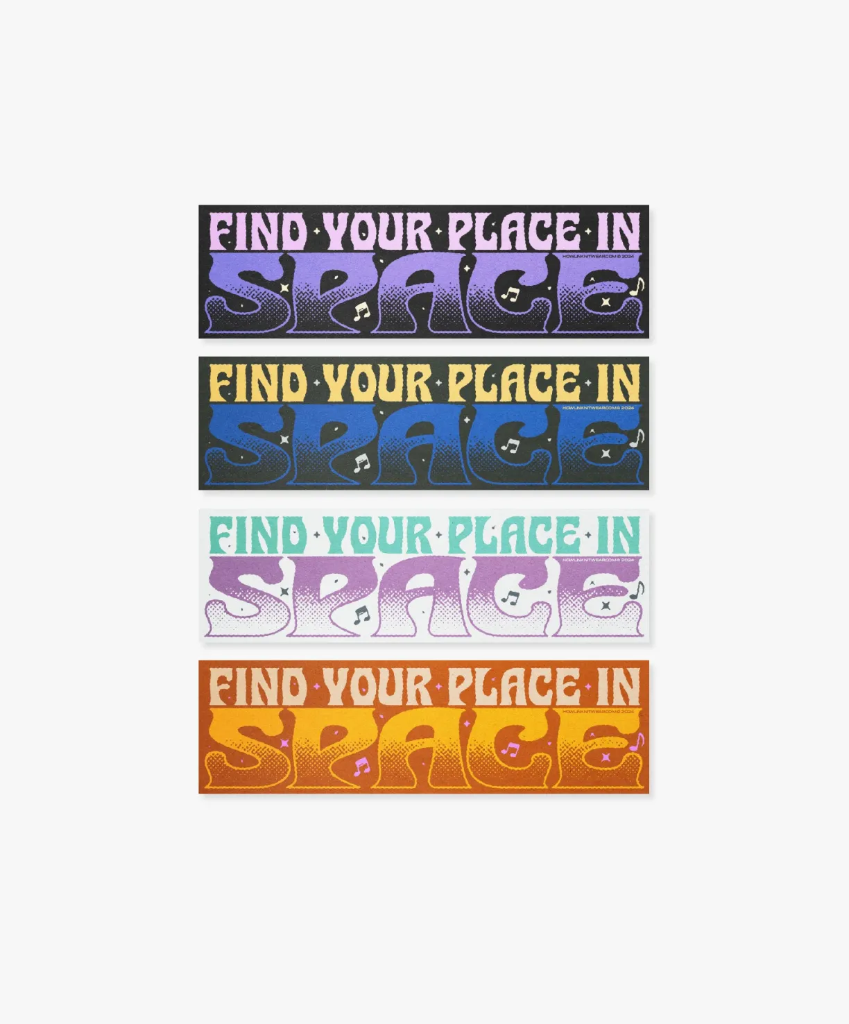 Howlin Find Your Place In Space Bumper Sticker^Women Goods | Made In Belgium