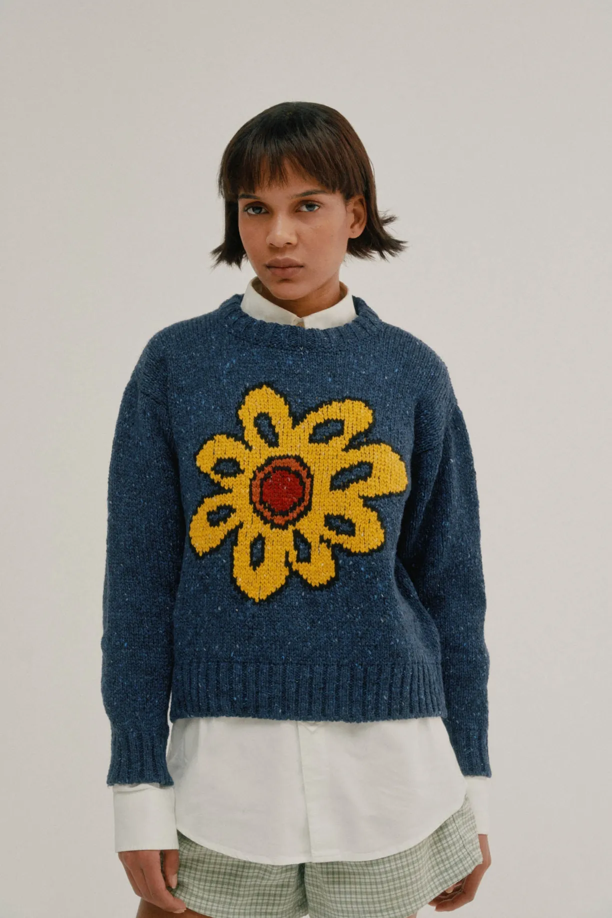 Howlin Flower Lover - Blue (Women)^Women Knitwear