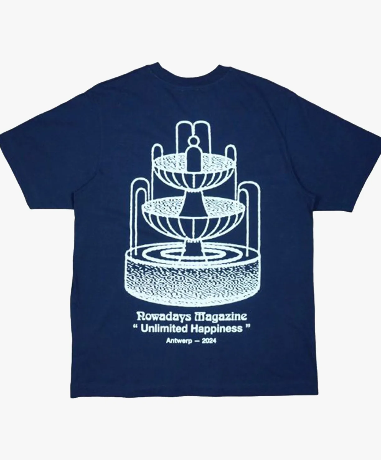 Nowadays Fountain T-shirt - Navy^ T-Shirts