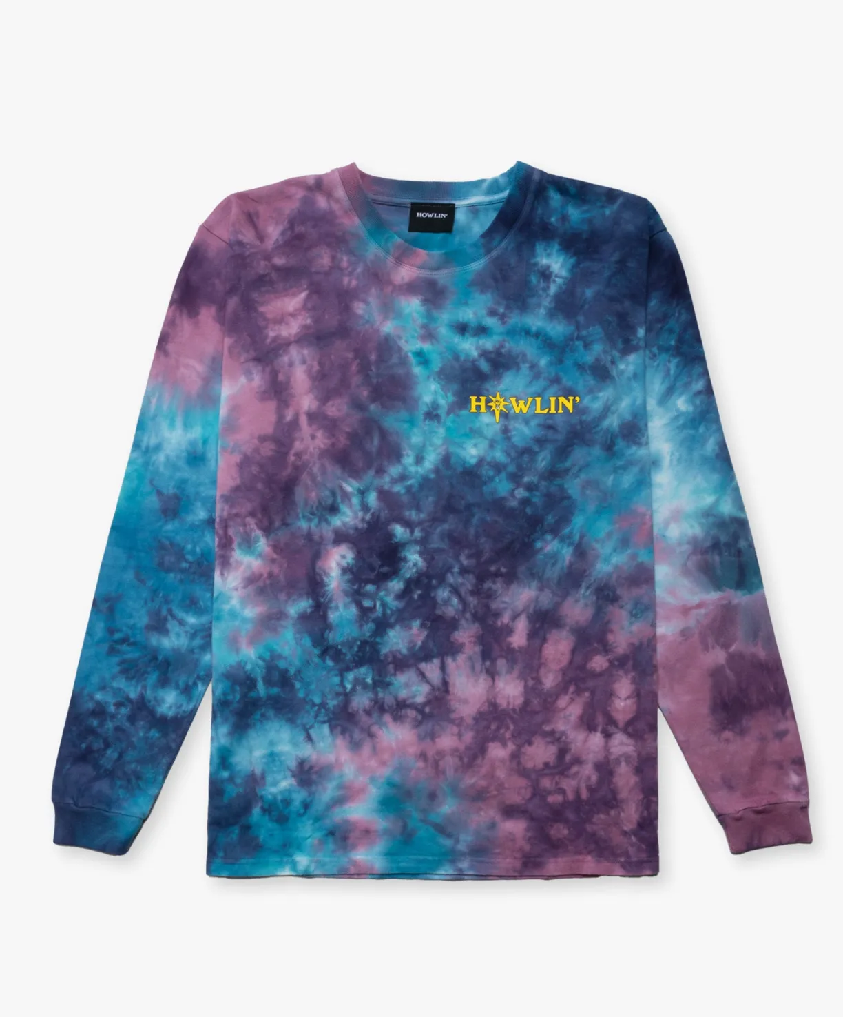 Howlin ' Tie Dye T-shirt - Long Sleeve - Night Mix (Women)^Women T-Shirts