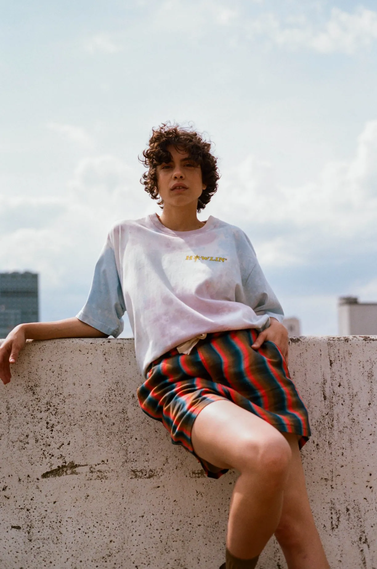 Howlin ' Tie Dye T-shirt - Short Sleeve - Summer Mix (Women)^Women T-Shirts