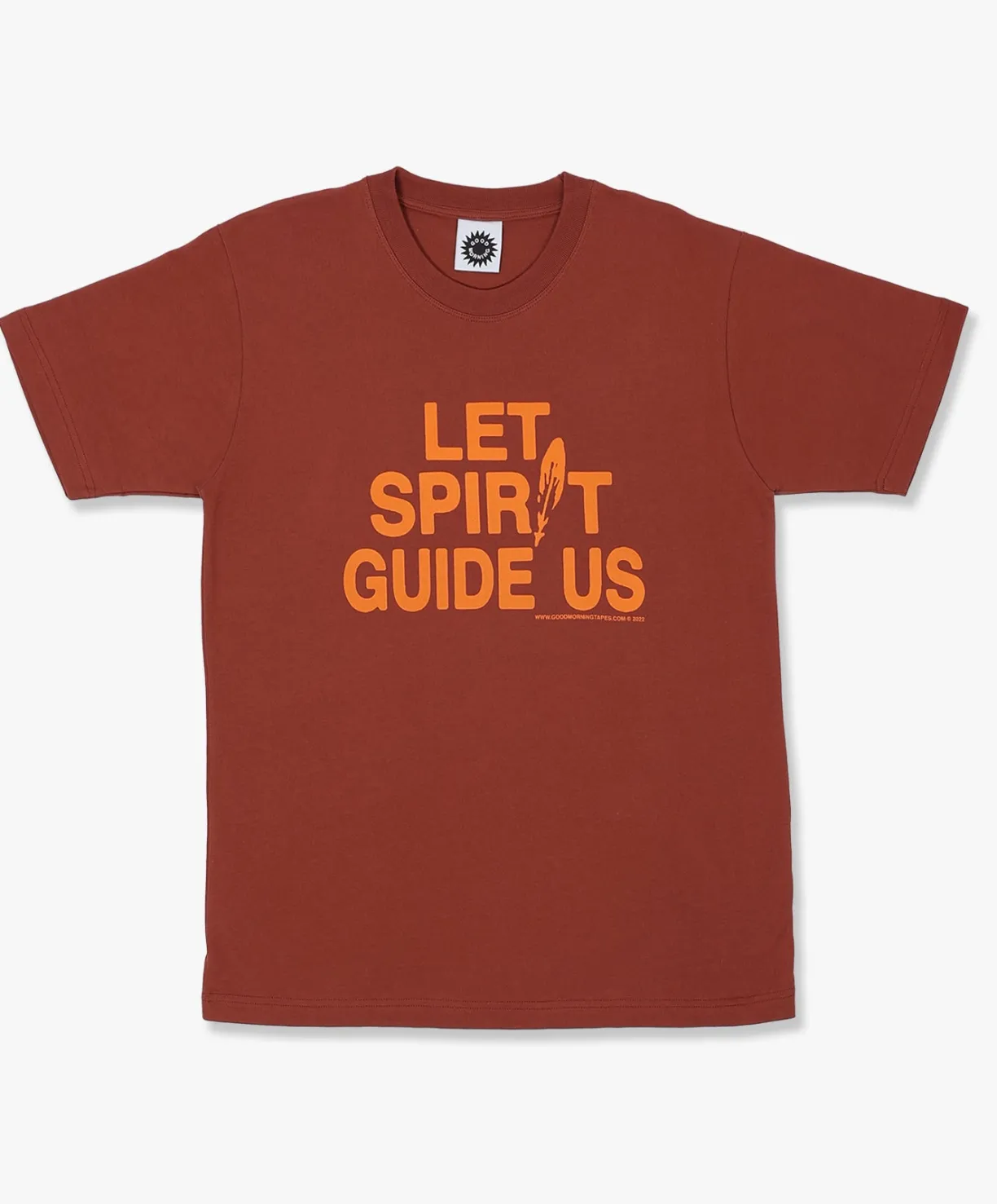 Good Morning Tapes Let Spirit Guide Us SS Tee - Clay^ T-Shirts