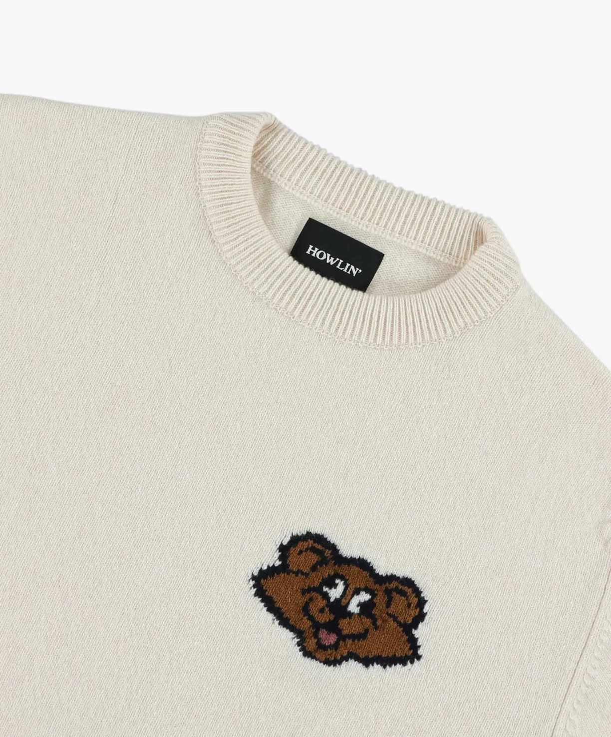 real_shaggy_bear__ecru_3.webp Howlin Real Shaggy Bear - Ecru^ Shaggy Bear | Knitwear