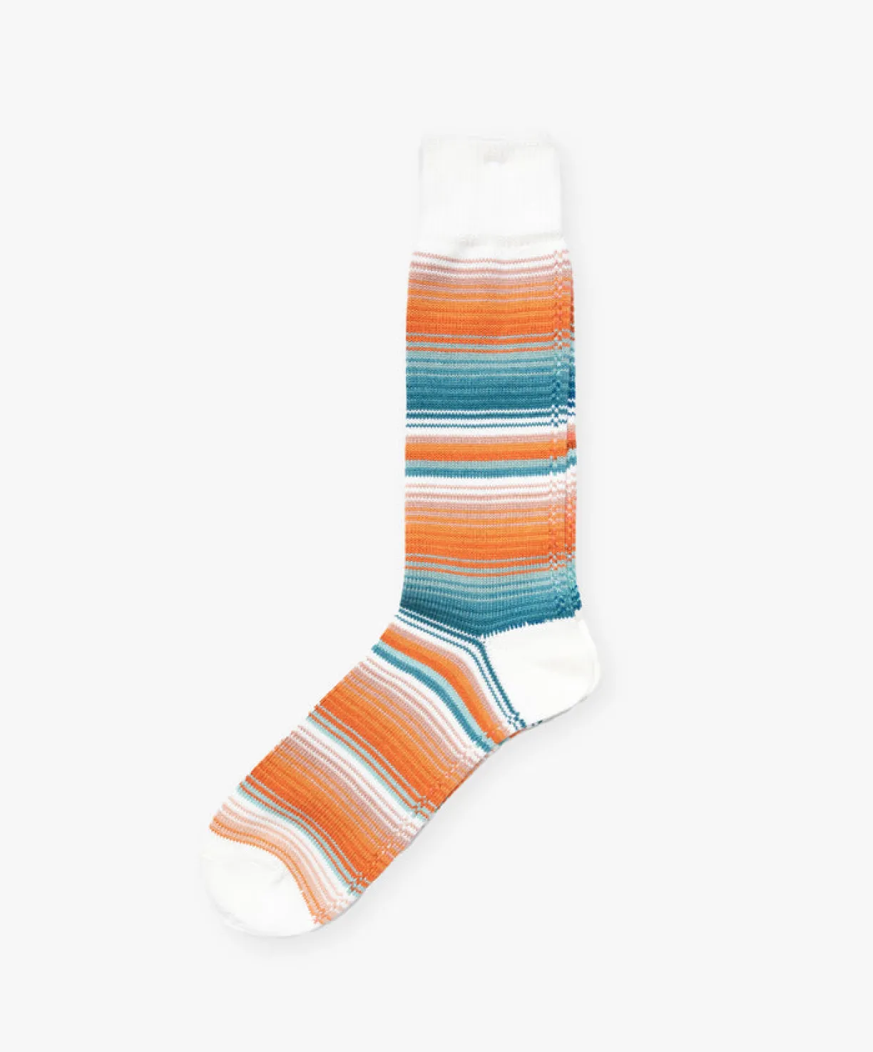 Anonymous Ism Sarape Stripes Crew Socks - White^Women Socks | Accessories