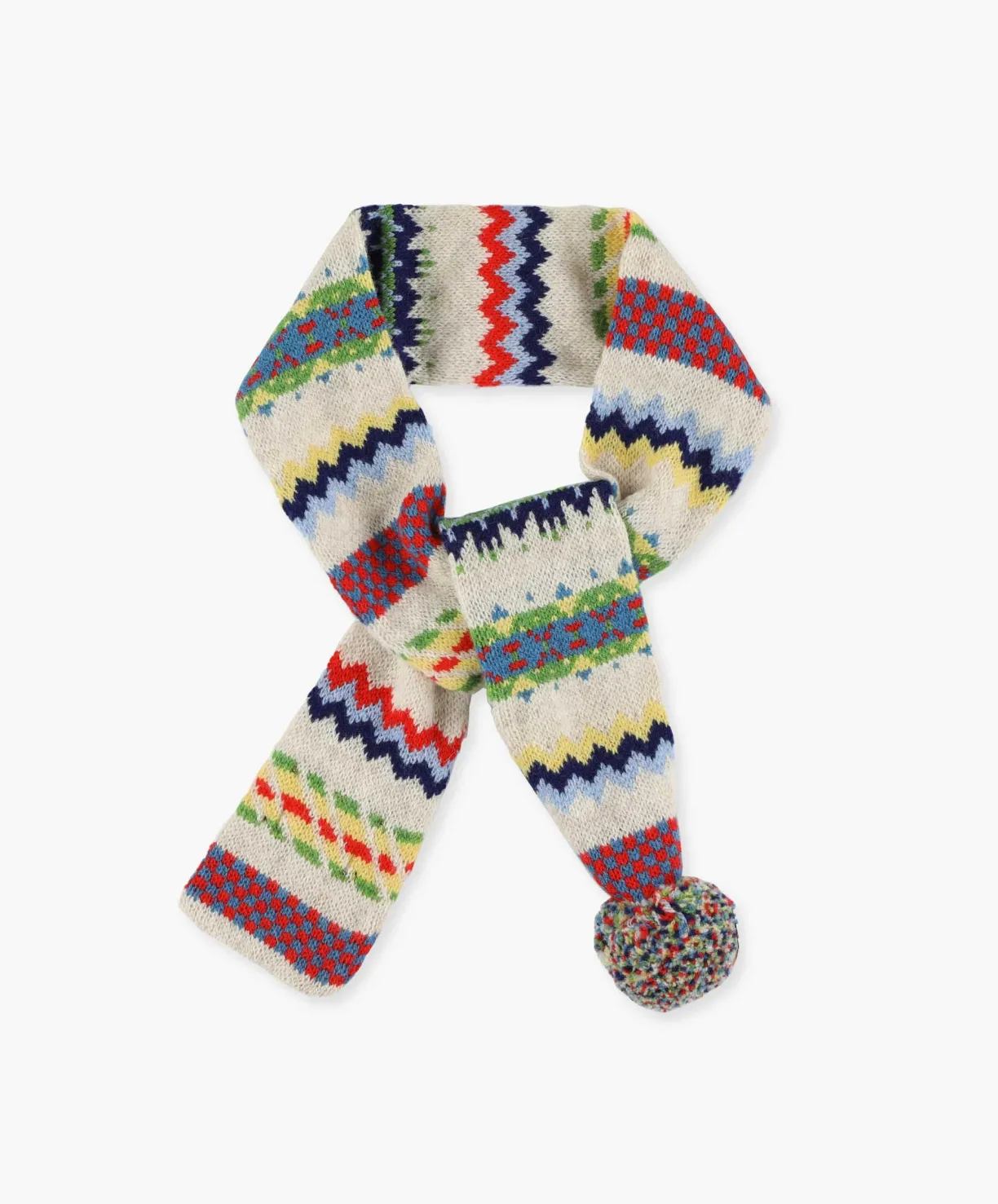 Howlin Small Woolen Wonder Scarf - Cosmic Latte^Women Scarves | Accessories