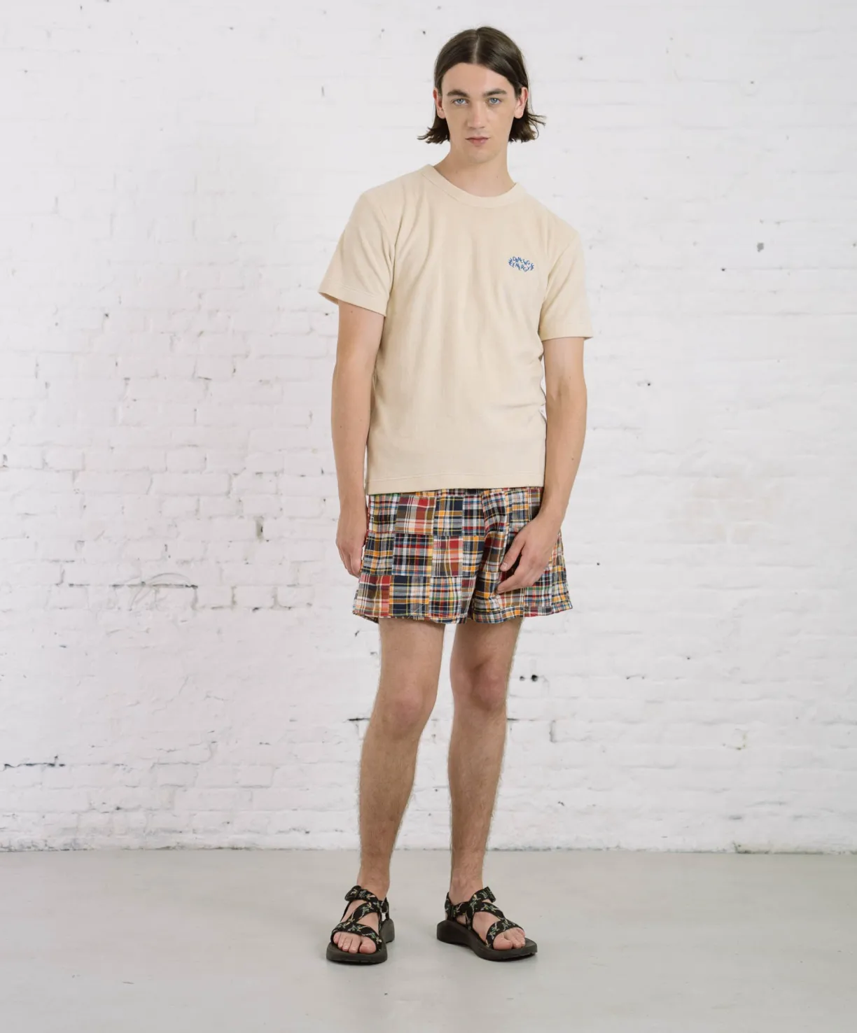 Howlin Smiling Shorts - Multi Madras Patchwork^ Shorts | Made In Belgium