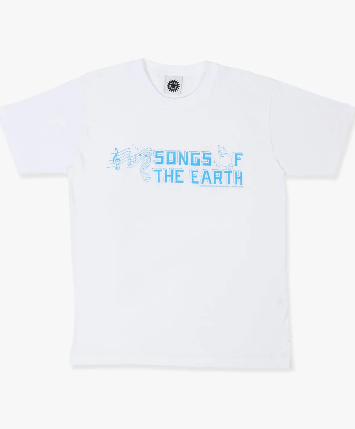 Good Morning Tapes Songs Of The Earth SS Tee - White^ T-Shirts