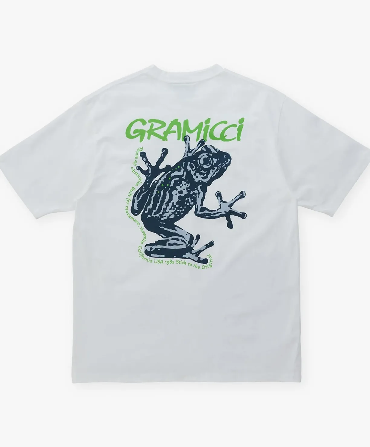 Gramicci Sticky Frog Tee - White^ T-Shirts