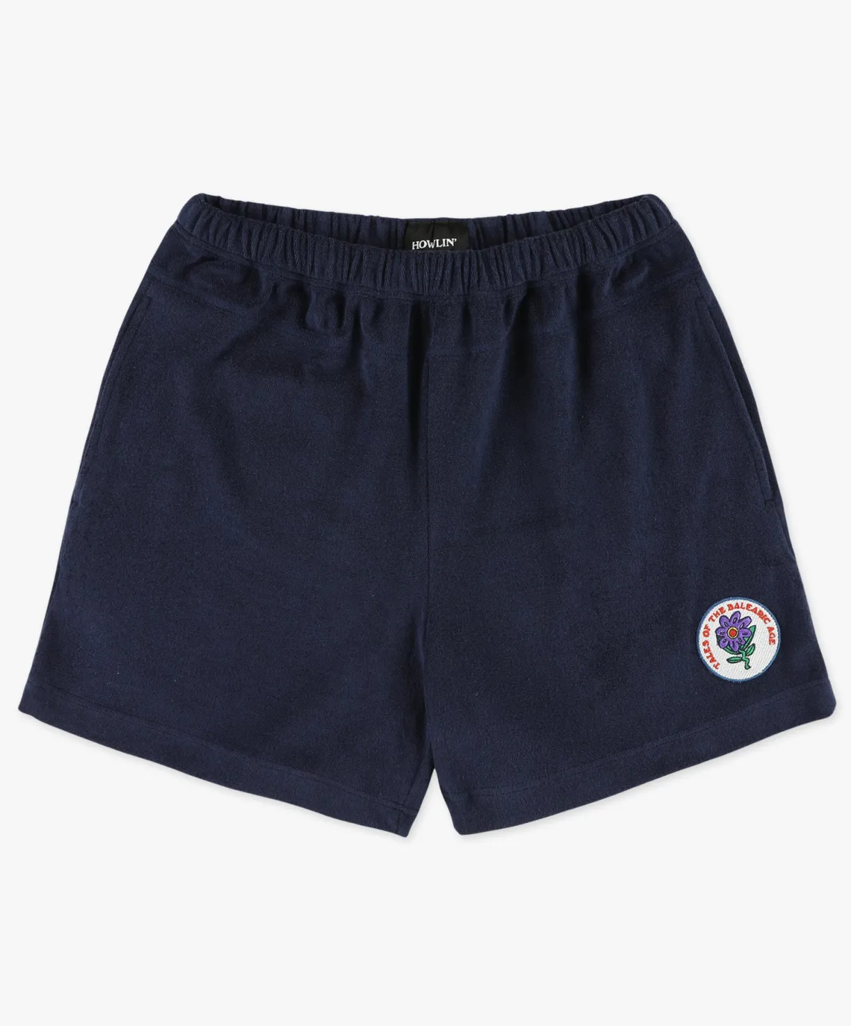Howlin Towel Shorts Uni - Tales Of The Balearic Age - Navy^ Shorts | Made In Belgium