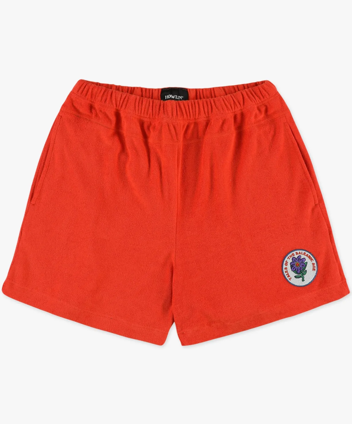 Howlin Towel Shorts Uni - Tales Of The Balearic Age - Red Fire^ Shorts | Made In Belgium